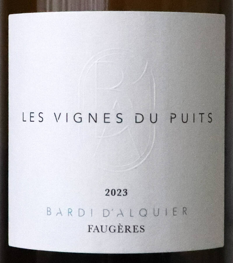 Cuvée ‘Les Vignes du Puits’ 2023, Domaine Bardi d’Alquier