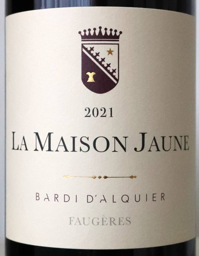 Cuvée ‘La Maison Jaune’ 2021, Domaine Bardi d’Alquier