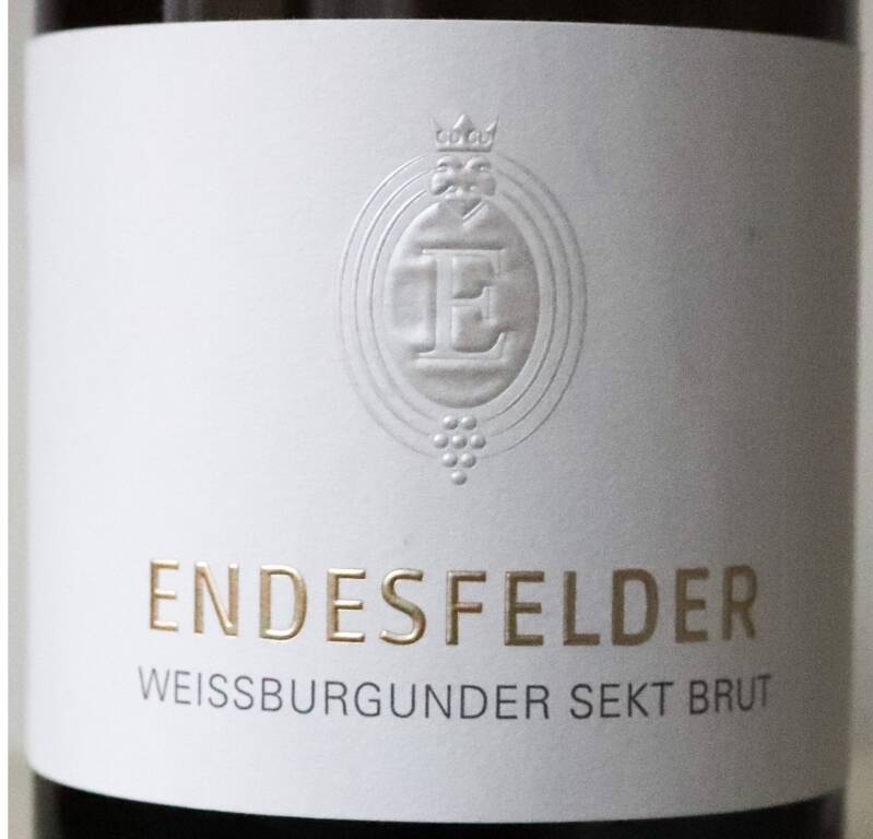 Weißburgunder Sekt brut 2023, Weingut Endesfelder, Mosel