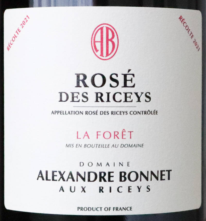 Rosé des Riceys ‘La Fôret’ 2021, Domaine Alexandre Bonnet