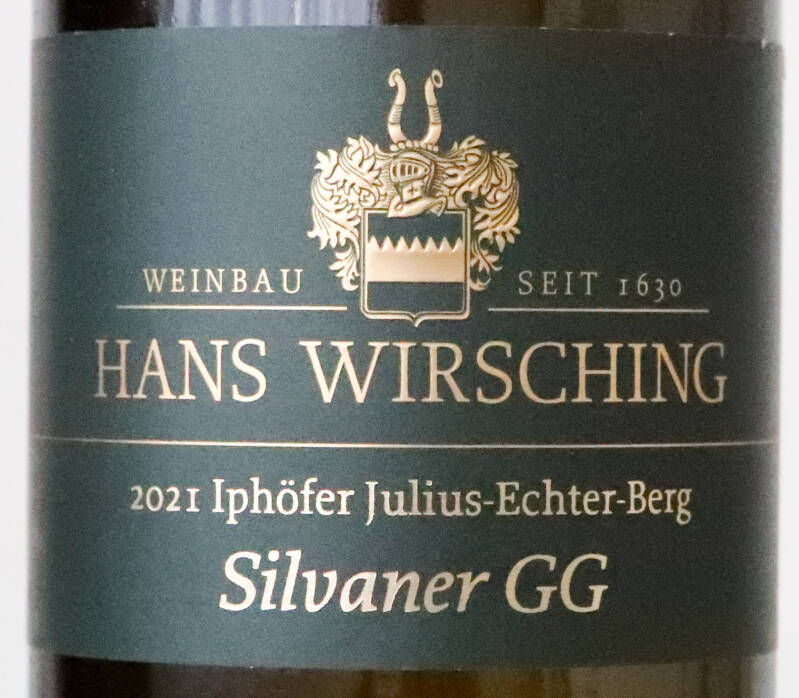 Iphöfer Julius-Echter-Berg Silvaner trocken Grosses Gewächs VDP.GROSSE LAGE 2021