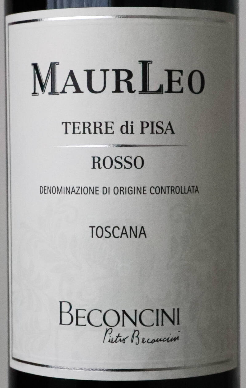 Mauroleo 2022, Terre di Pisa Rosso DOC, Azienda Agricola Pietro Beconcini