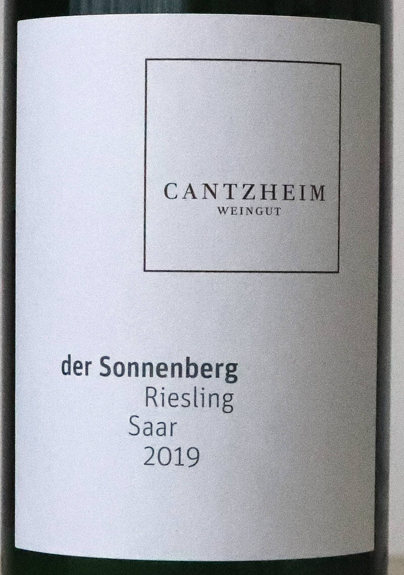 Kanzemer Sonnenberg Riesling Große Lage 2019, Weingut Cantzheim