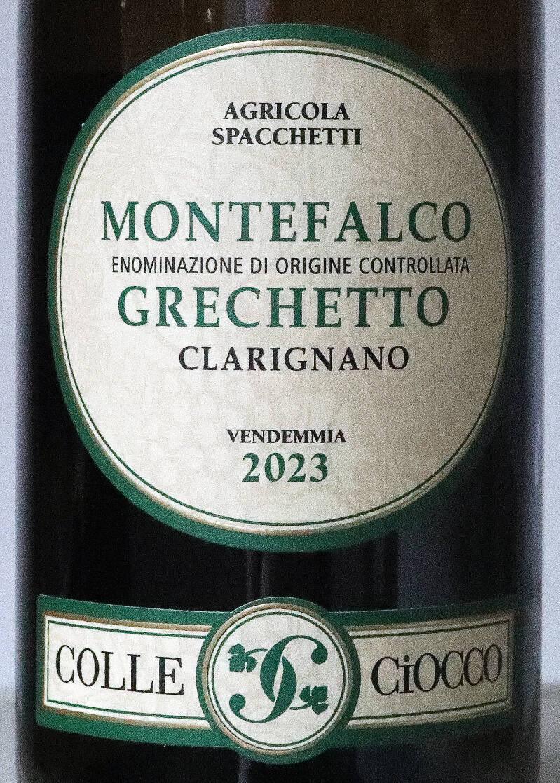 Montefalco Grechetto ‘Clarignano’ DOC 2023, Colle Ciocco