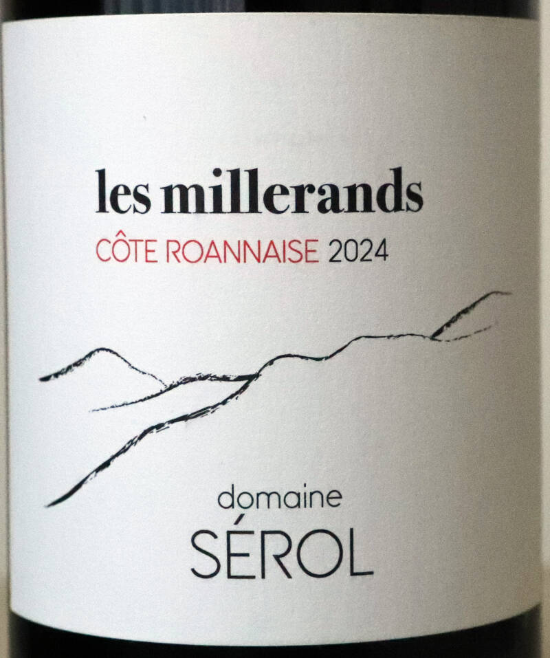Les Millerands 2024, AOP Côte Roannaise Rouge, Domaine Sérol