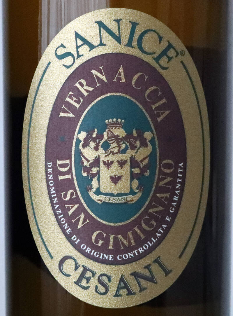 Vernaccia di San Gimignano DOCG Riserva ‘Sanice’ , Cesani Vincenzo