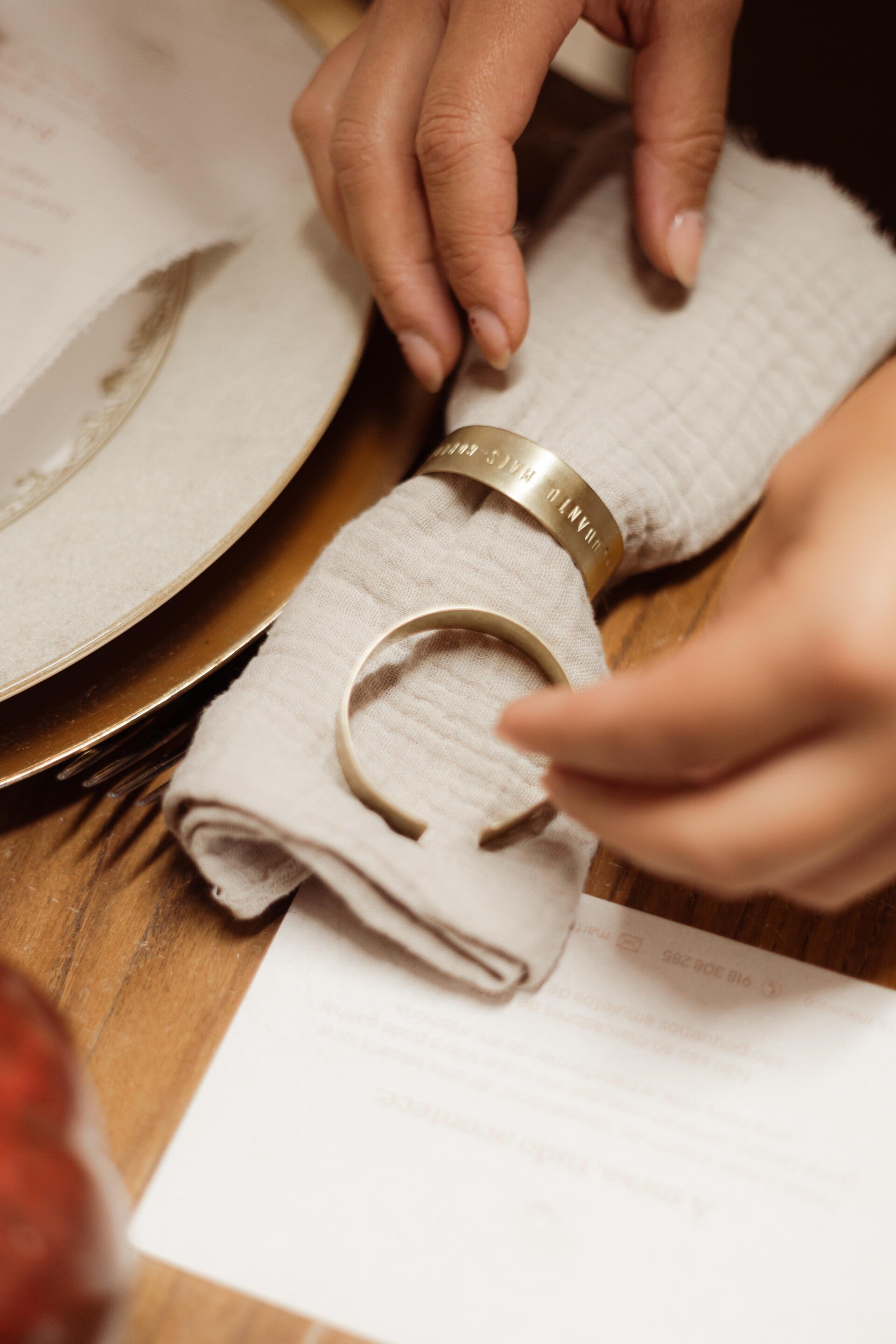 argolas de guardanapos