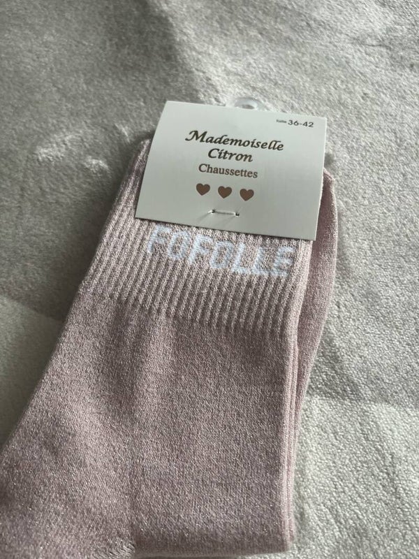 Chaussette à paillette