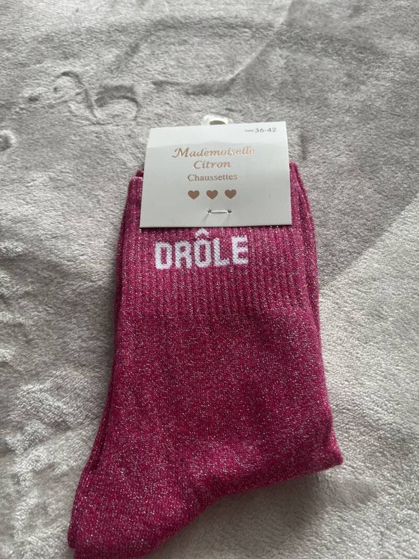 Chaussette à paillette