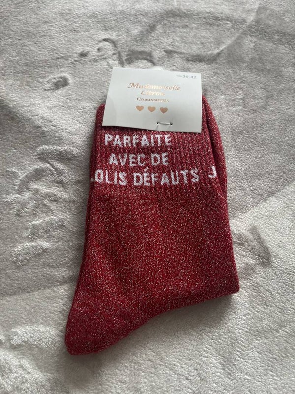Chaussette à paillette