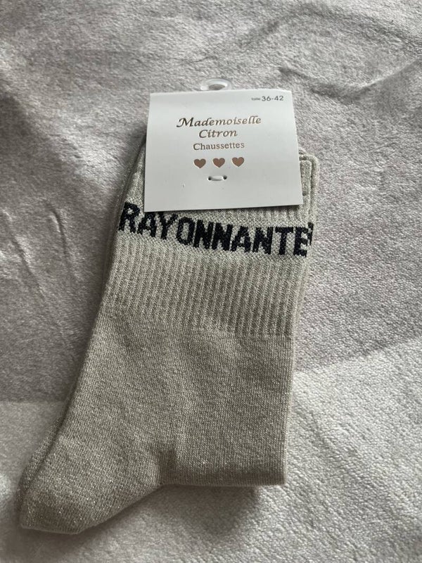 Chaussette à paillette