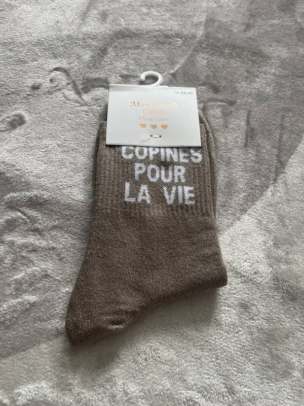 Chaussette à paillette