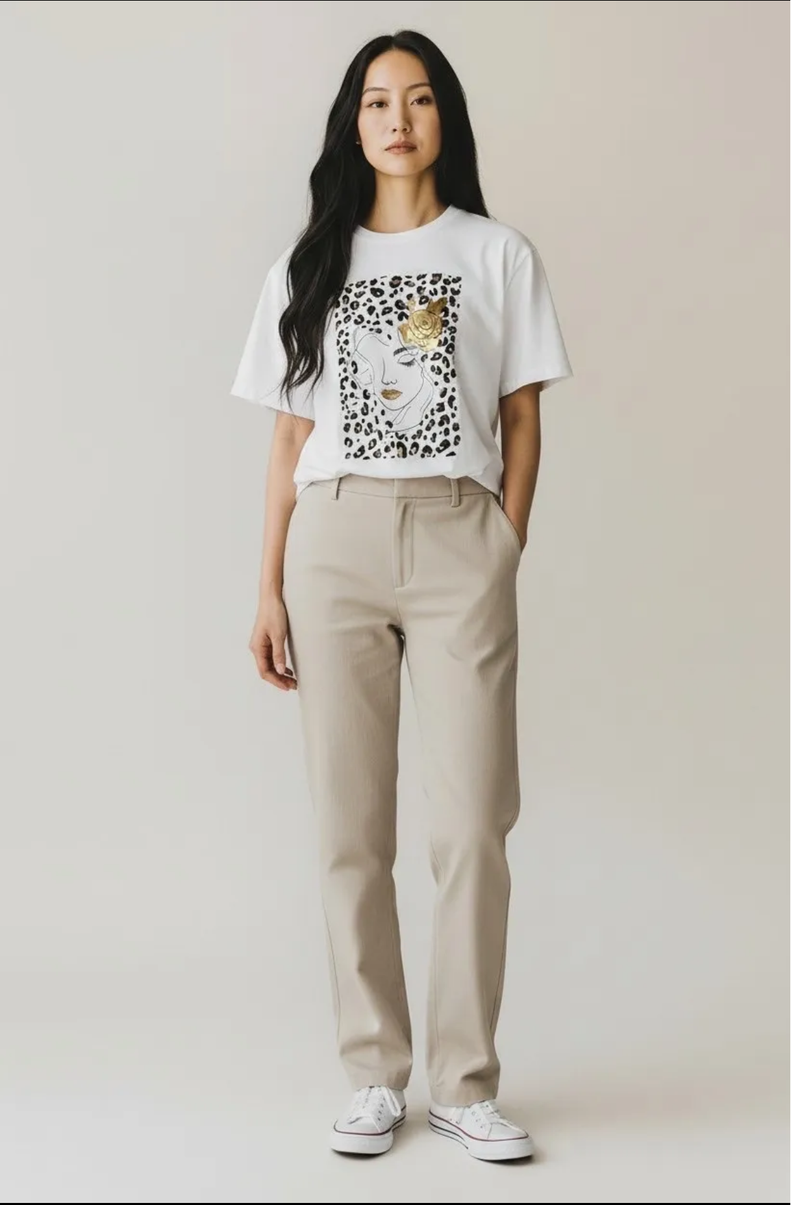 Tshirt femme léopard