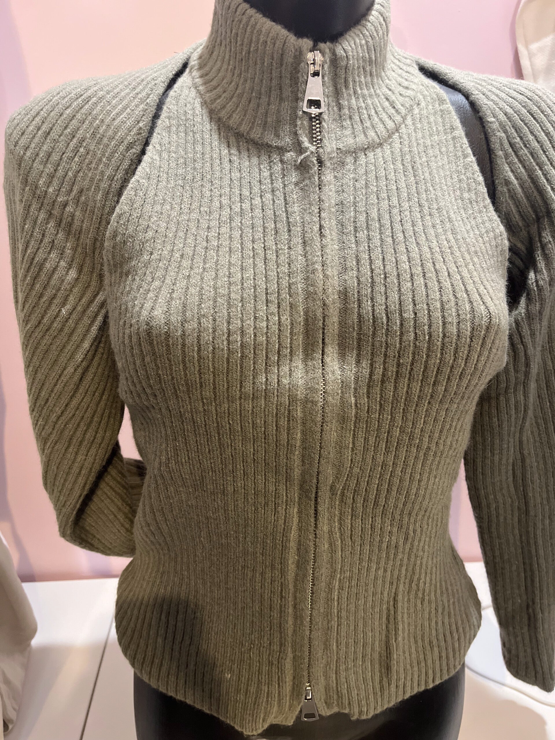 Pull gilet magique
