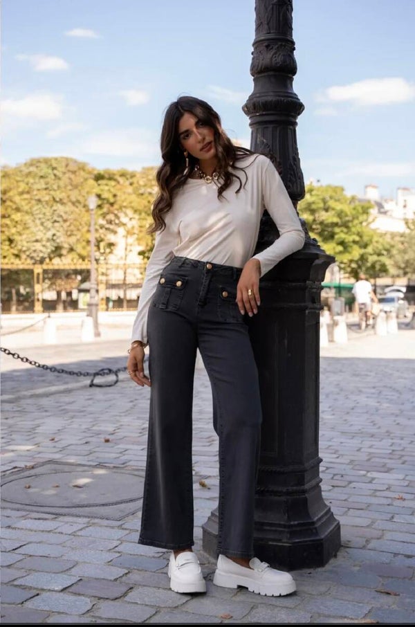 Jeans gris