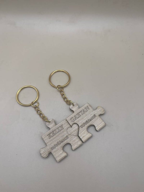 Porte clés duo puzzle