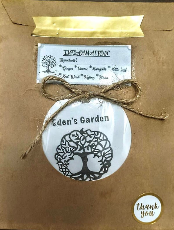 INDIVIDUAL INFLAMMATION TEAS (3 ct). 1 oz LOCAL HONEY