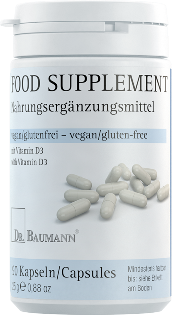 Food Supplement Vitamin D3 - 90 capsules