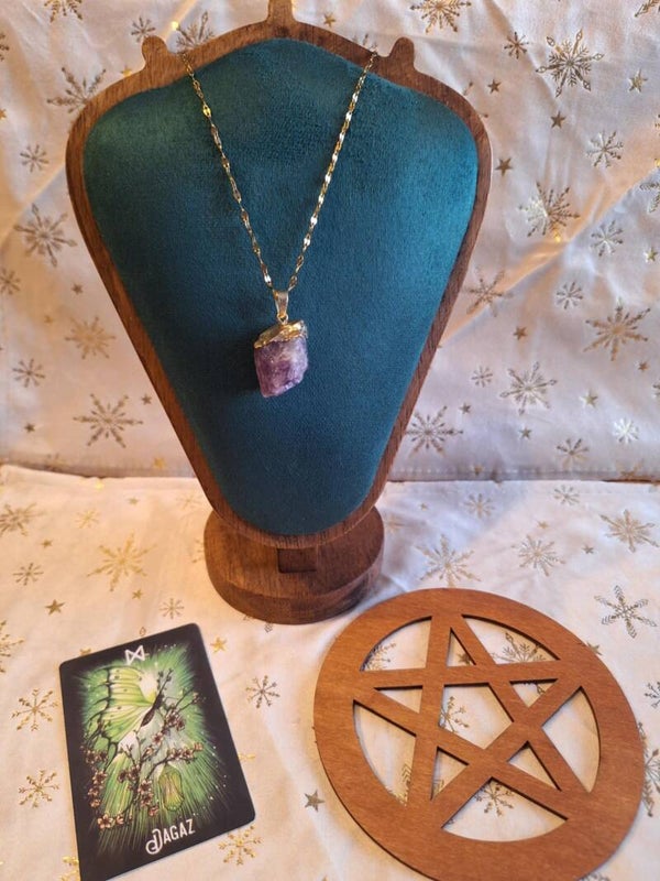 Collier Améthyste brut