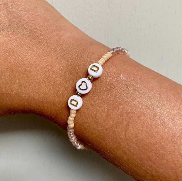 Letters/name with beads