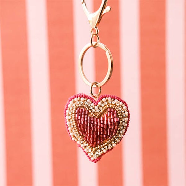 Heart key chain