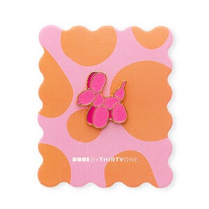 Pink Balloon Dog pin