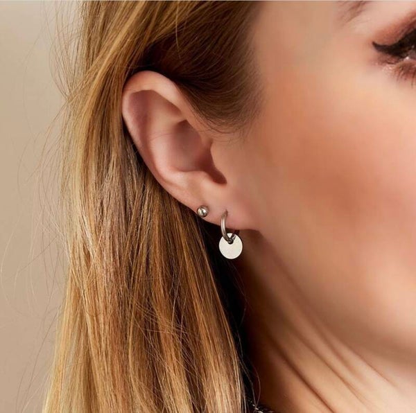 Round Disk earrings