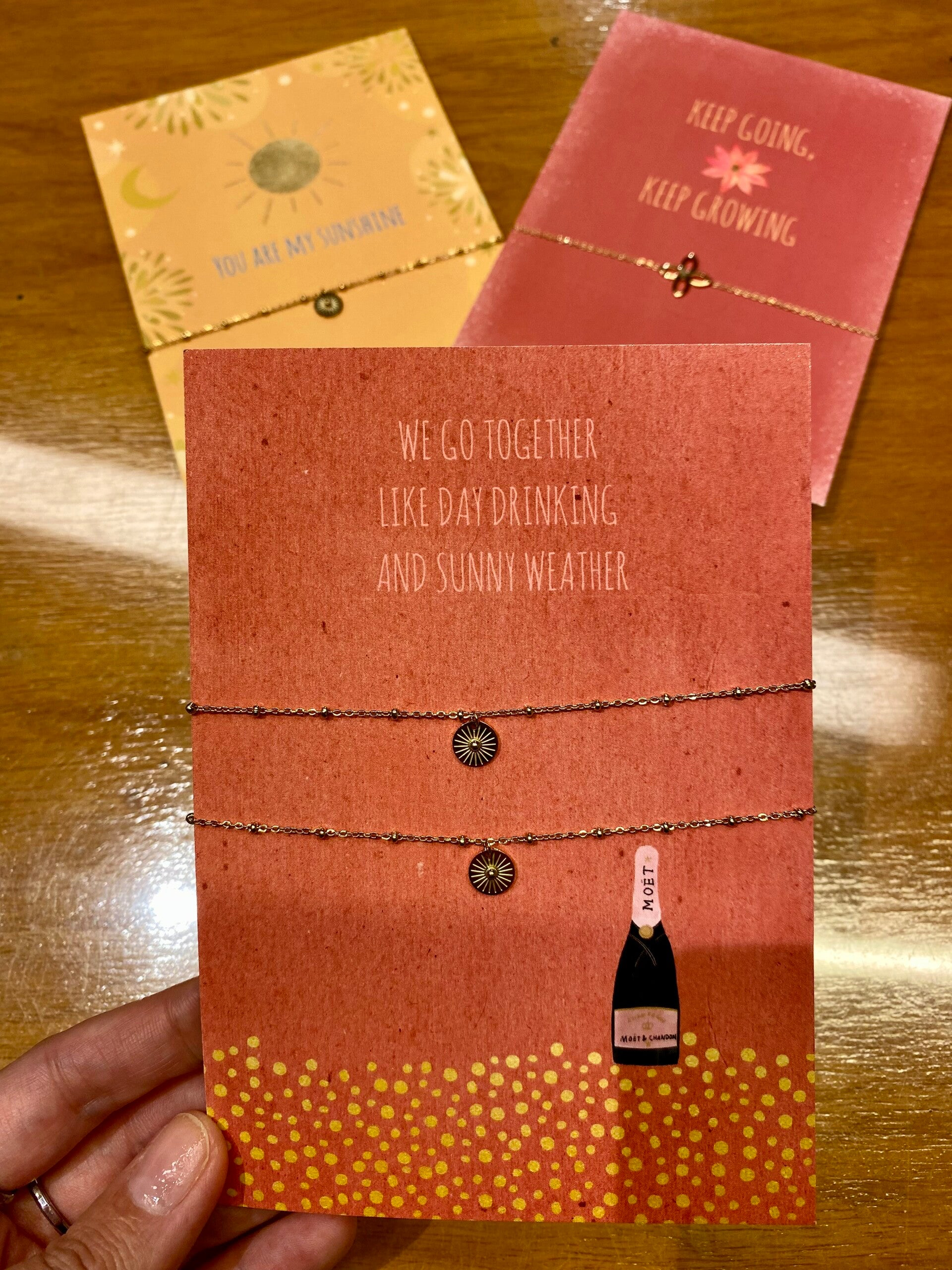 We go together like 🌞🍾