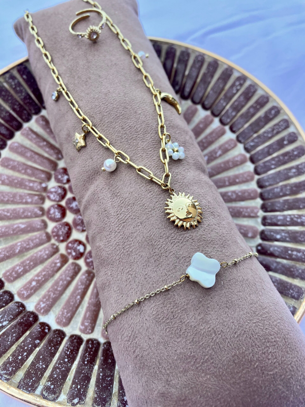 Seashell Clover bracelet