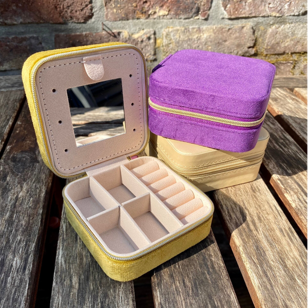 Reisdoosje (mosterdgeel)