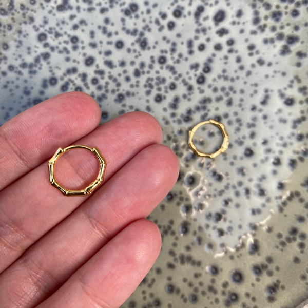 Bamboo earrings (small)