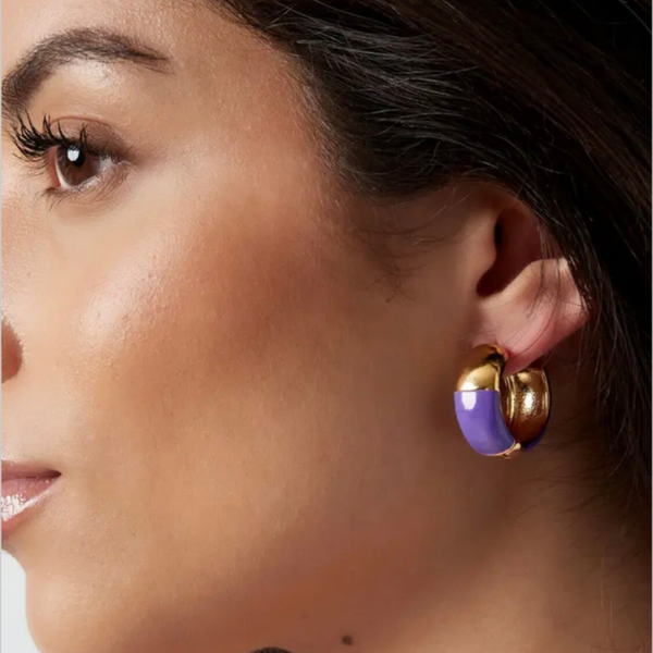 Gold/Purple hoops