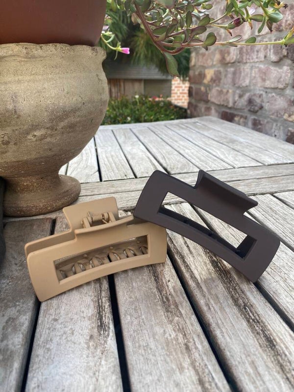 Rectangular clip (latte)