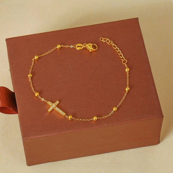 Bracelet Br1 Croix zircons