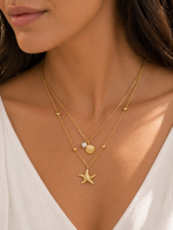 Collier Co4 Marée bleue