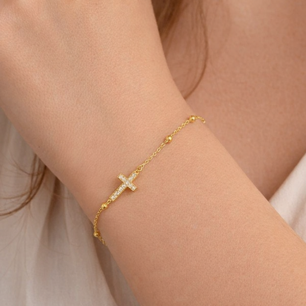 Bracelet Br1 Croix Zircon (Copie)