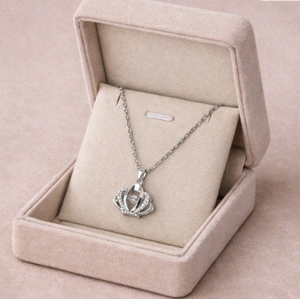 Collier Co27 - Couronne d'argent