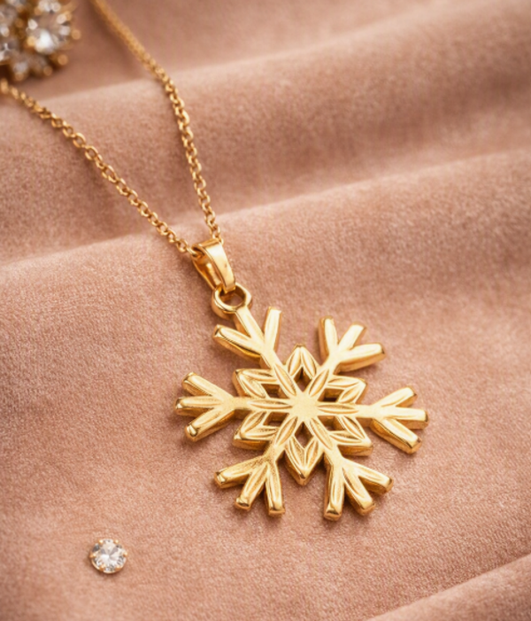 Collier Co33 - Flocon d'or