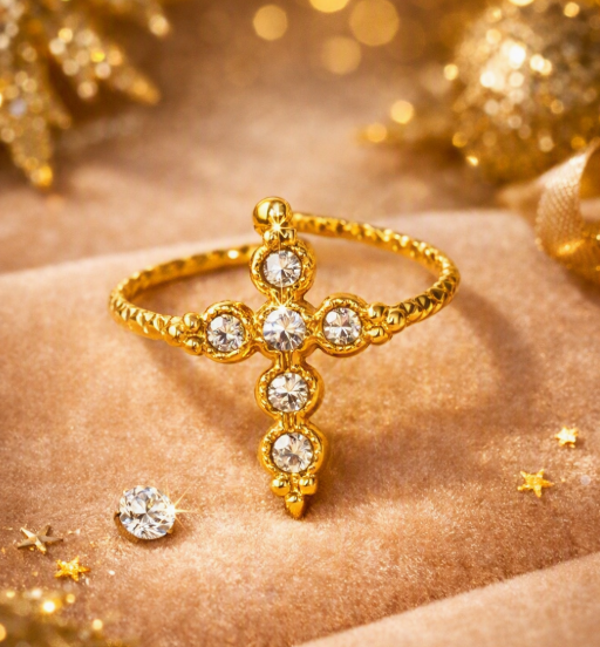 Bague Bg38 - Croix Divine