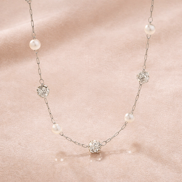 Collier Co25 - Perles de lune