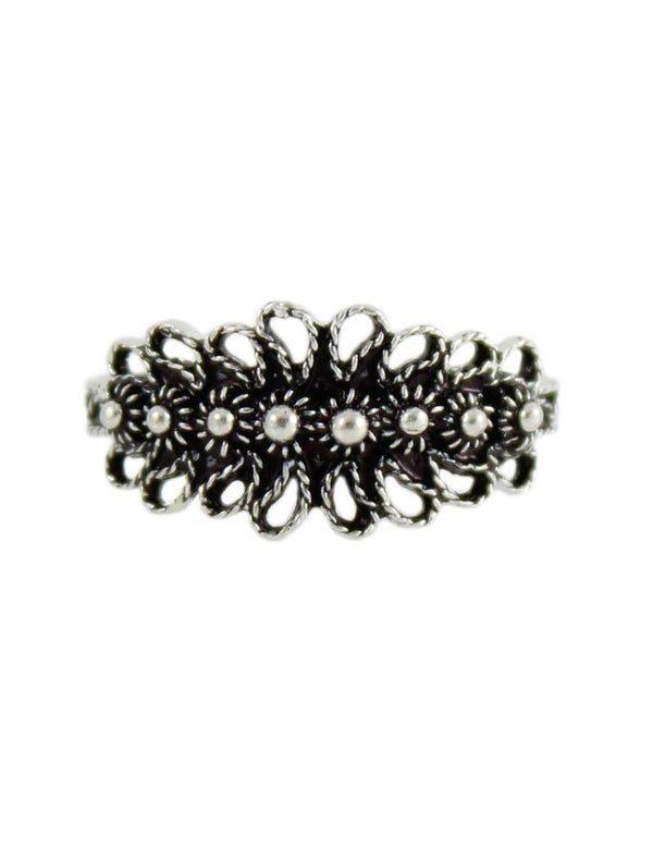 Bague Filagrane Foncé 1 rang - Argent massif