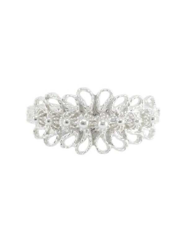 Bague Filagrane Clair 1 rang - Argent massif