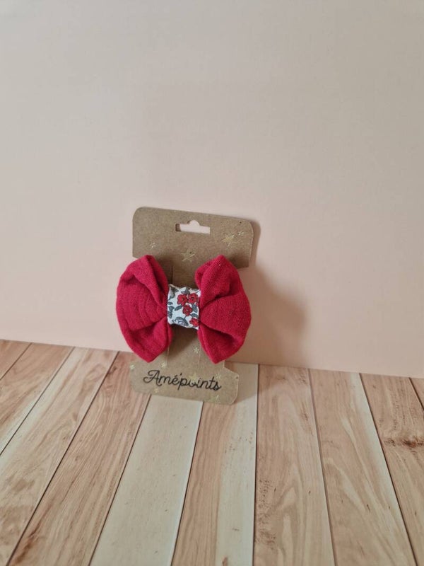 Barrette Cheveux Noeud Papillon