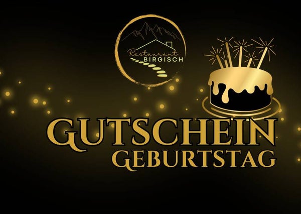 Geschenkgutschein Geburtstag Betrag frei Wählbar (Anzahl = Betrag)