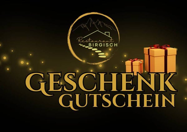 Geschenkgutschein Betrag frei Wählbar (Anzahl = Betrag)