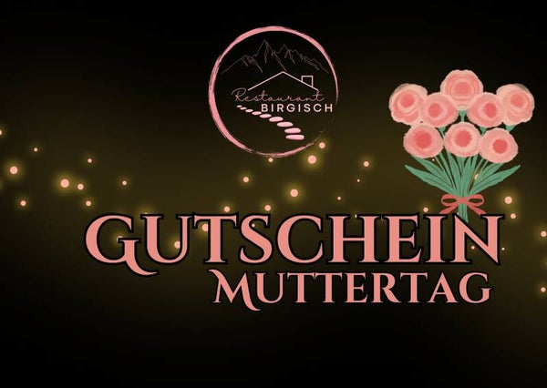 Geschenkgutschein Muttertag Betrag frei Wählbar (Anzahl = Betrag)