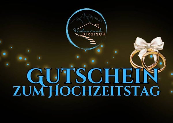 Geschenkgutschein zum Hochzeitstag Betrag frei Wählbar (Anzahl = Betrag)