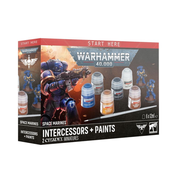Space Marines Intercessors + Set de Peinture