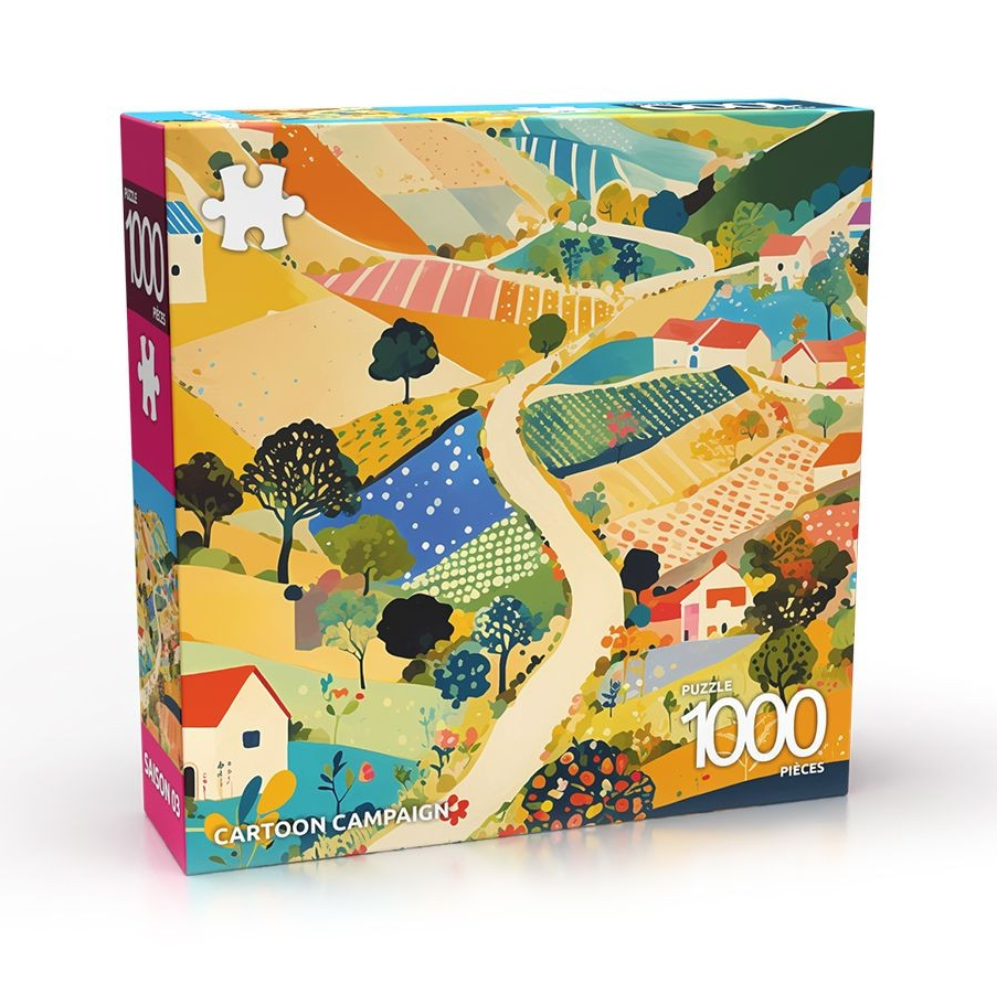 Puzzle 1000 pcs - Cartoon Campaign