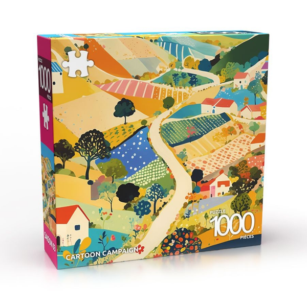 Puzzle 1000 pcs - Cartoon Campaign